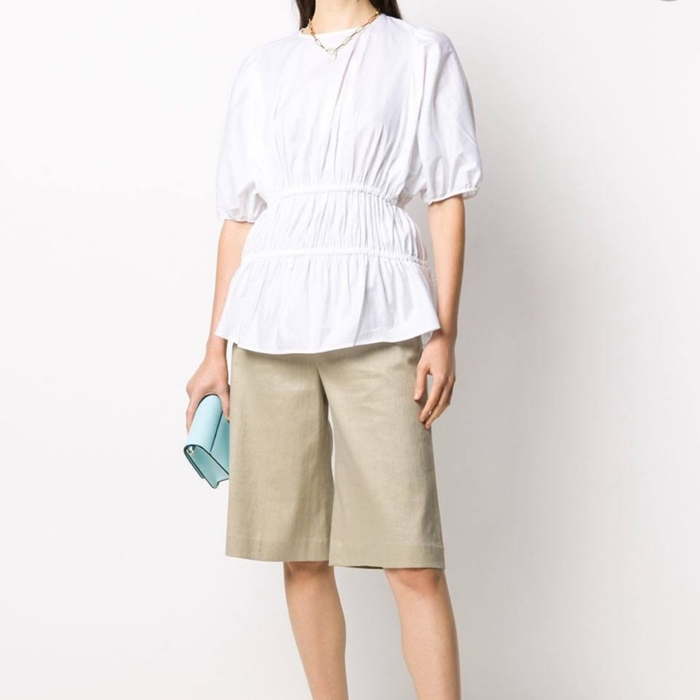 COPY - Victoria Beckham gathered cocoon top